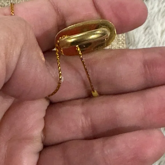 Vintage Louis Vuitton Brass Padlock & Key Necklace – No. 319 - Picture 9 of 9